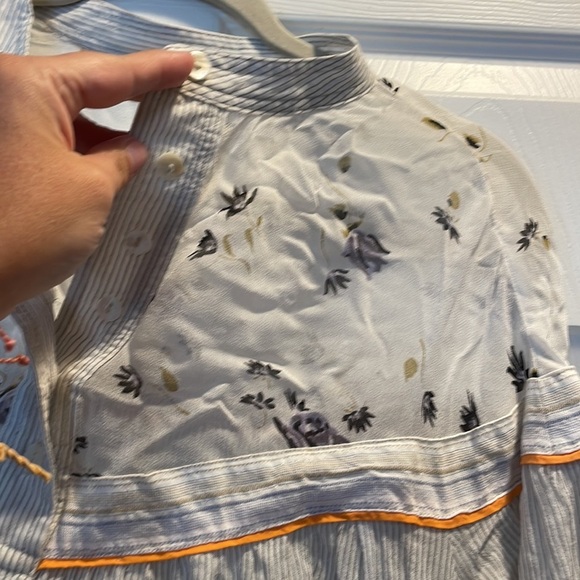 Free People Hearts & Colors Tunic Blouse S - Picture 5 of 8